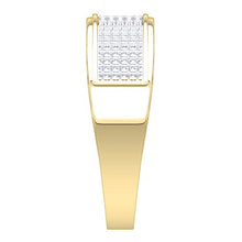 Load image into Gallery viewer, Dazzlingrock Collection 0.40 Carat (Ctw) 10K Round Diamond Men's Hip Hop Anniversary Wedding Band, Yellow Gold, Size 10
