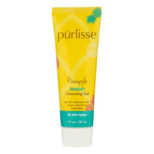 Load image into Gallery viewer, purlisse PINEAPPLE BRIGHT CLEANSING GEL Cruelty-free &amp; clean, Paraben &amp; Sulfate-free, Pineapple brightens skin, Aloe Vera calms and soothes| 3.4 fl oz
