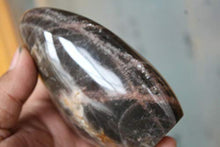 Load image into Gallery viewer, Crystal, Amazing Orbicular Black Moonstones Rock Crystal Small Stone Druzy Slab Reiki K12
