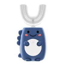 Load image into Gallery viewer, GoalMad U Shaped Electric Toothbrush, 360° Automatic Whitening Massage, Waterproof, Whole Mouth Dinosaur Toothbrush for Kids Toddler, 2-6 Years
