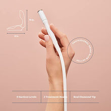 Load image into Gallery viewer, Trophy Skin MicrodermMD - At Home Microdermabrasion Kit - Anti Aging and Acne Treatment - Contains Real Diamond and Pore Extractor Tips to Rejuvenate Skin and Reduce Acne Scars - White

