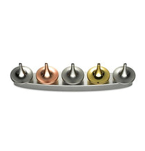 Load image into Gallery viewer, ForeverSpin Mini Metal Museum(5 Unique Tops, 1 Dock) - World Famous Spinning Tops
