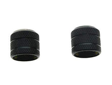 Load image into Gallery viewer, KAISH 2pcs Black Push on Fit Abalone Top Guitar Dome Knobs or Bass Knob for Tele Telecaster
