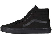 Load image into Gallery viewer, Vans SK8-HI Black-Black,Size 11 M US Women / 9.5 M US Men
