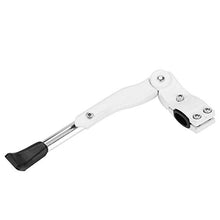Load image into Gallery viewer, VGEBY Bike Kickstand, Aluminum Alloy Bicycle Cycling Rear Side Bike Kickstand Diamondback Non-Slip Kick Stand for 16" 20" 24" 26"(White)
