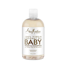 Load image into Gallery viewer, SheaMoisture Baby Wash and Shampoo for Baby 100% Virgin Coconut Oil, 13 Fl Oz
