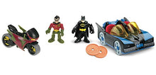 Load image into Gallery viewer, Fisher-Price Imaginext DC Super Friends, Batmobile &amp; Cycle, What’s the coolest way for kids to cruise around Gotham City
