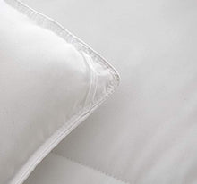 Load image into Gallery viewer, Chezmoi Collection All Season Down Alternative Comforter - Hypoallergenic Plush Microfiber Fill - Box Stitch Quilted - Duvet Insert with Corner Tabs (Twin, White)
