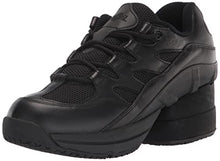 Load image into Gallery viewer, Z-CoiL Women's Freedom Slip Resistant Enclosed Coil Leather Tennis Shoe (Black, Numeric_9)
