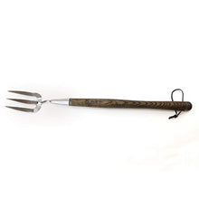 Load image into Gallery viewer, Burpee 20" Stainless Steel Fork | Durable Long Lasting Garden Tool | Leather Wrist Strap 6" Handle, 10 Year Warranty
