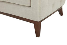 Load image into Gallery viewer, Amazon Brand – Stone &amp; Beam Rosewood Button-Tufted Upholstered Wingback Accent Chair, 30"W, Cream
