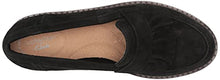Load image into Gallery viewer, Clarks Women's Airabell Slip Loafer, Black Suede, 9
