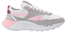 Load image into Gallery viewer, Reebok Kids' Classic Legacy Sneaker, Stark Grey/White/Urban Maroon, 5 M US
