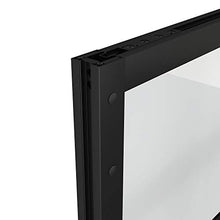 Load image into Gallery viewer, JUBEST Double Barn Door 72 x 84 in with 13FT Hardware Kit, 2 Sets of 36x84 in Clear Tempered Glass Aluminum Frame Barn Door,Pocket Interior Door, Easy Assembly，Black Top-Mounted Hardware

