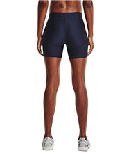 Load image into Gallery viewer, Under Armour HeatGear® Armour® Mid-Rise Middy Midnight Navy/White SM (US 4-6)

