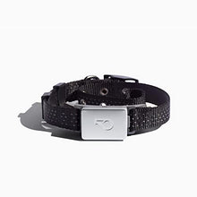 Load image into Gallery viewer, Whistle GPS + Health + Fitness - Smart Dog Collar, Waterproof Dog GPS Tracker Plus Health &amp; Fitness Monitor, 24/7 Pet Tracker, 2 Rechargeable Batteries, Switch (Newest Model), (Black), S/M
