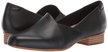 Load image into Gallery viewer, Clarks womens Juliet Palm Loafer, Black Leather, 8.5 US
