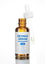 Load image into Gallery viewer, HOPEMATE Natural Facial Retinol Serum with Hyaluronic Acid&amp; Vitamin E, New Skin Treatment Formula, Organic Anti Wrinkle Reducer, Anti Aging Moisturizer, Dark Circles, Scar, Sun Damage Corrector
