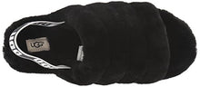 Load image into Gallery viewer, UGG Women's Fluff Yeah Slide Slipper, Black, 8
