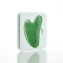 Load image into Gallery viewer, Gua Sha Massage Tool for Facial Massage, Jade Gua Sha Tool Green Aventurine, Authentic Gua Sha Stones for Face Skincare and Lymphatic Drainage Tool
