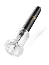 Load image into Gallery viewer, Wine Ziz Amazingly Simple Wine Opener with Foil Cutter Gift Set for Wine Lovers | Wine Pump Air Pressure Wine Bottle Opener Easy Cork Remover Corkscrew | Wine Bottle Openers Best Sellers (Black)
