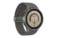 Load image into Gallery viewer, SAMSUNG Galaxy Watch 5 Pro 45mm LTE Smartwatch w/ Body, Health, Fitness and Sleep Tracker, Improved Battery, Sapphire Crystal Glass, Titanium Frame, GPS Route Tracking, US Version, Gray
