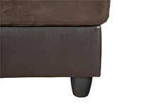 Load image into Gallery viewer, Ainehome 3 PCS Living Room Set, Sectional Sofa Set, Sectional Sofa in Home, with Storage Ottoman and Matching Pillows (Left Hand Facing, Chocolate)
