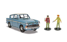 Load image into Gallery viewer, Corgi Harry Potter Flying Ford Anglia with Harry &amp; Ron from The Chamber of Secrets 1:43 Diecast Display Model CC99725, Light Blue
