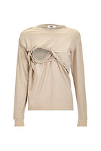 Load image into Gallery viewer, ABU Airman Battle Uniform Long Sleeve Breastfeeding Shirt (Large) Tan, Sand
