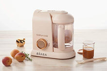 Load image into Gallery viewer, BEABA Babycook Solo 4 in 1 Baby Food Maker, Baby Food Processor, Steam Cook and Blender, Large Capacity 4.5 Cups, Cook Healthy Baby Food at Home, Dishwasher Safe, Rose Gold
