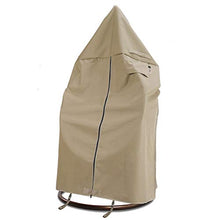 Load image into Gallery viewer, Flexiyard Patio Hanging Chair Cover with Adjustable X-Lock System and Zipper, Easy On Easy Off, Heavy Duty 100% Waterproof 600D Oxford Swing Egg Chair Winter Cover

