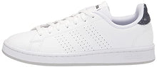 Load image into Gallery viewer, adidas Men's Advantage Racquetball Shoe, White/White/Ink, 10
