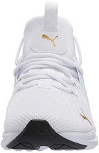 Load image into Gallery viewer, PUMA Men's Enzo 2 Sneaker, White-Gold Black, 11.5 M US
