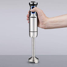 Load image into Gallery viewer, Mueller Austria Ultra-Stick 500 Watt 9-Speed Immersion Multi-Purpose Hand Blender Heavy Duty Copper Motor Brushed 304 Stainless Steel With Whisk, Milk Frother Attachments, BPA-Free
