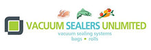 Load image into Gallery viewer, 2 Pack of Vacuum Sealers Unlimited - 11" x 50' Rolls For FoodSaver, etc. - Thicker, Heavy-Duty Commercial Quality Textured Vacuum Sealer Bags - BPA Free
