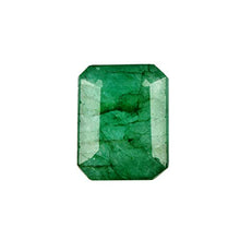 Load image into Gallery viewer, Faceted Green Emerald Loose Gemstone - 6.15 Carat EGL Certified Green Emerald Gemstone for Jewelry AO-100
