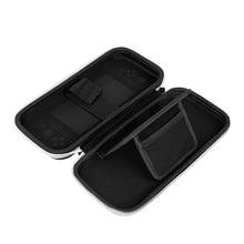 Load image into Gallery viewer, PDP Gaming Officially Licensed Switch Slim Deluxe Travel Case - OLED Edition - Hardshell Protection - Protective Vegan Leather - Black/White - Nintendo Switch
