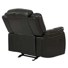Load image into Gallery viewer, Christopher Knight Home Hawthorne Leather Glider Recliner Chair, Black Berry

