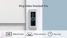 Load image into Gallery viewer, Certified Refurbished Ring Video Doorbell Pro, with HD Video, Motion Activated Alerts, Easy Installation (existing doorbell wiring required)
