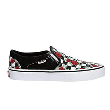 Load image into Gallery viewer, Vans Unisex Asher Slip On Sneaker - Multi Checkeredboard - Black 9.5
