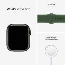 Load image into Gallery viewer, Apple Watch Series 7 GPS, 41mm Green Aluminum Case with Clover Sport Band - Regular
