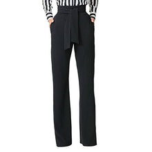 Load image into Gallery viewer, GUOLEZEEV Womens High-Waisted Wide Leg Elegant Pants Fit and Flare Trousers Black M
