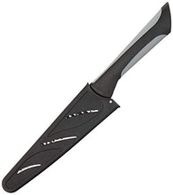 Load image into Gallery viewer, Kai Luna Knife Block Set, 6 Piece Kitchen Knives Set with Black Handles, Japanese Style Cutlery, Includes Chef, Utility, Paring, and Citrus Knives plus Honing and Sharpening Steel
