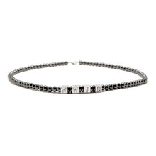 Load image into Gallery viewer, Accents Kingdom Men's Magnetic Hematite Round Beads Necklace WWJD, 20"
