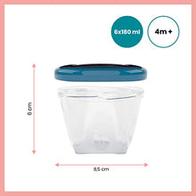 Load image into Gallery viewer, Babymoov Leak Proof Storage Bowls | BPA Free Containers With Lids, Ideal to Store Baby Food or Snacks for Toddlers (PICK YOUR SET SIZE)

