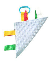 Load image into Gallery viewer, City Baby Crinkle &amp; Teething Tag Square Tummy Time Stroller Toy 8x8 inch (New York City)
