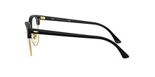 Load image into Gallery viewer, Ray-Ban unisex adult Rb 3016 Clubmaster Everglasses Blue Light Filtering Everglasses, Shiny Black/Clear to Grey Photochromic, 49 mm US
