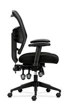 Load image into Gallery viewer, HON Prominent High Back Task Mesh Computer Chair with Arms for Office Desk, Black (HVL532), Asynchronous Control
