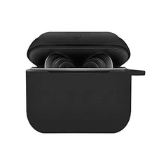 Load image into Gallery viewer, Geekria Portable Silicone Case for Indy True Wireless in-Ear Earbud, Charging Case, Protective Carrying Case Travel Bag, Anti-Lost &amp; Shockproof Easy Carrying Protective Case with Keychain (Black)
