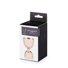 Load image into Gallery viewer, Viski Copper Canterbury Jiggers, 1oz/2oz

